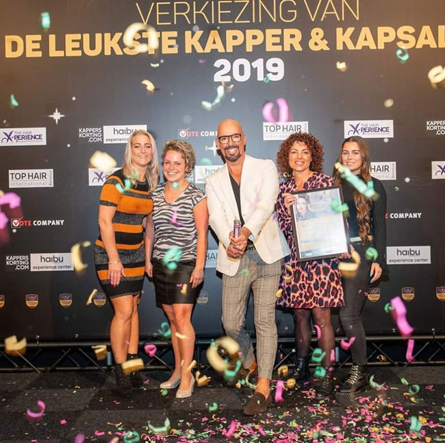 Leukste kappers en kapsalon van Boxtel Awarduitreiking